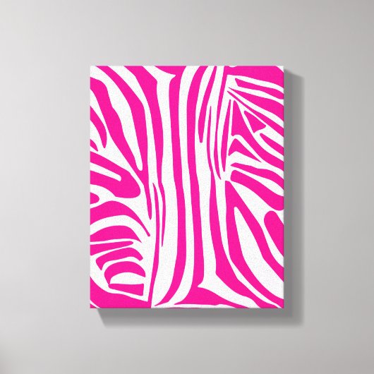 Roze zebra print (Voorkant)
