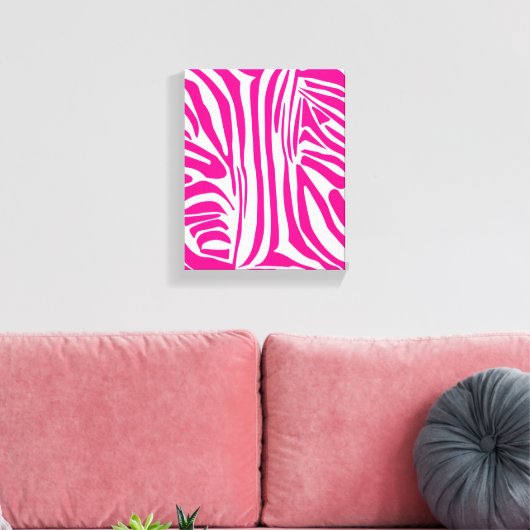 Roze zebra print (Insitu (Woonkamer))