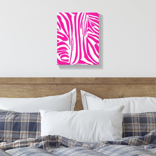 Roze zebra print (Insitu (Slaapkamer))