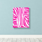 Roze zebra print (Insitu (Houten vloer))