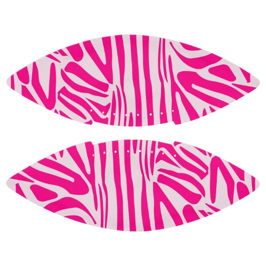 Roze zebra print american football (Panelen)