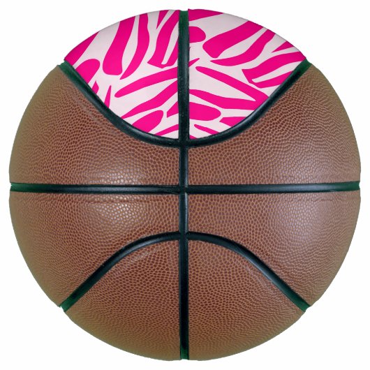Roze zebra print basketbal (Rechts)