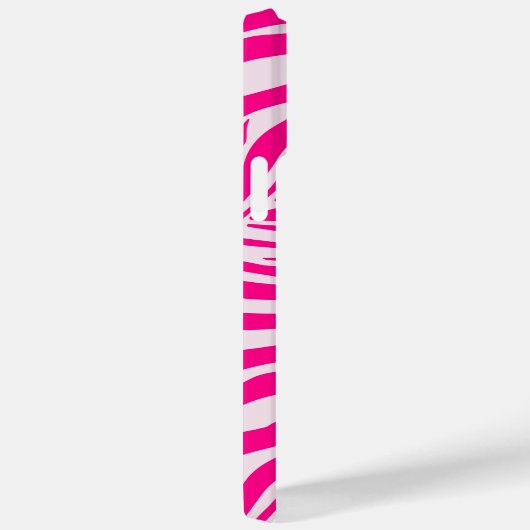 Roze zebra print Case-Mate iPhone case (Achterkant / Rechts)