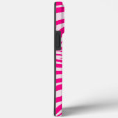 Roze zebra print Case-Mate iPhone case (Achterkant / Rechts)
