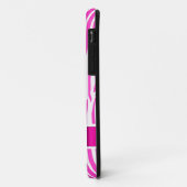 Roze zebra print Case-Mate iPhone case (Achterkant/links)