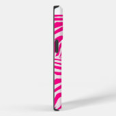 Roze zebra print Case-Mate iPhone case (Achterkant / Rechts)