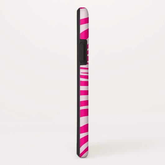 Roze zebra print Case-Mate iPhone case (Achterkant / rechts)