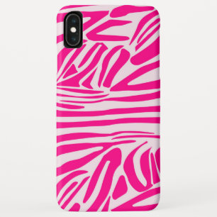 Roze zebra print Case-Mate iPhone case