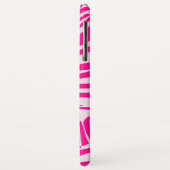 Roze zebra print Case-Mate iPhone case (Achterkant/links)