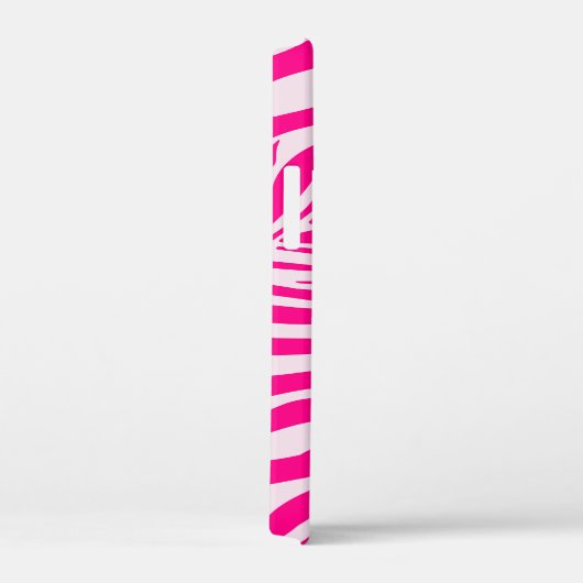 Roze zebra print Case-Mate iPhone case (Achterkant / Rechts)