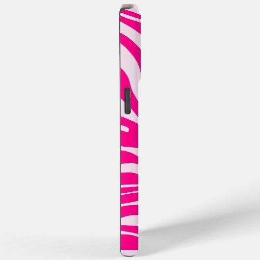 Roze zebra print Case-Mate iPhone case (Achterkant / Rechts)