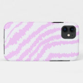Roze Zebra print, dierlijk patroon. Case-Mate iPhone Case (Achterkant (horizontaal))