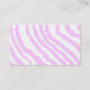 Roze Zebra print, dierlijk patroon. Visitekaartje