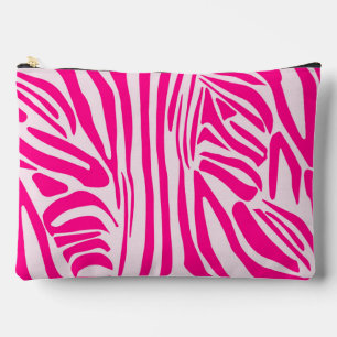 Roze zebra print etui