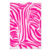 Roze zebra print foto afdruk (Voorkant)
