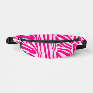Roze zebra print heuptasje