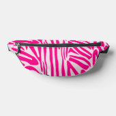 Roze zebra print heuptasje (Liggend)