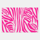 Roze zebra print inpakpapier vel (Voorkant 2)