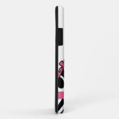 Roze Zebra Print iPhone 5 Casemate Hoesje (Achterkant/rechts)