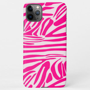 Roze zebra print iPhone 11Pro max hoesje