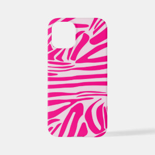Roze zebra print iPhone 12 mini hoesje