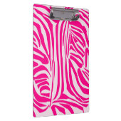 Roze zebra print klembord (Rechts)