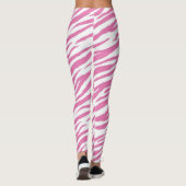 Roze Zebra Print Leggings & Yogabroek (Achterkant)