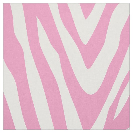 Roze zebra print op grote schaal stof (Swatch)