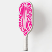 Roze zebra print pickleball paddle (Links)