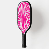 Roze zebra print pickleball paddle (Links)
