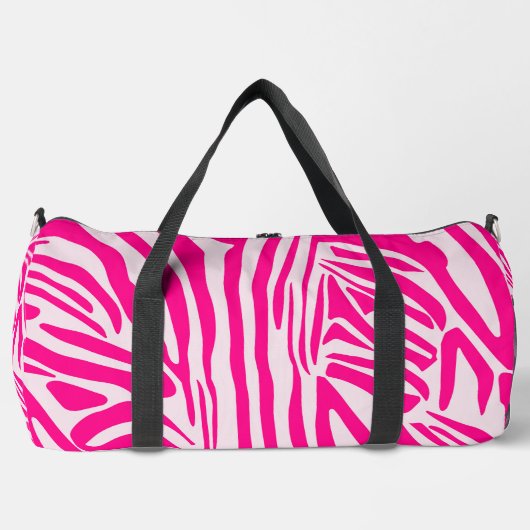 Roze zebra print plunjezak (Voorkant)
