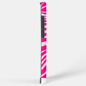 Roze zebra print samsung galaxy hoesje (Rechterkant)