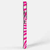 Roze zebra print samsung galaxy hoesje (Rechterkant)