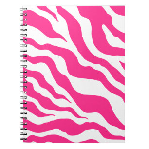 Roze Zebra Print School Notitieboek Gift