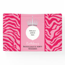 Roze zebra print