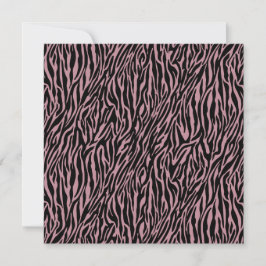Roze Zebra Print Sweet Sixteen Kaart