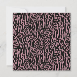 Roze Zebra Print Sweet Sixteen Kaart