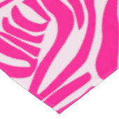 Roze zebra print tafelkleed (Gekanteld)