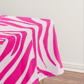 Roze zebra print tafelkleed (Voorbeeld)