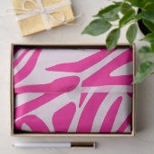 Roze zebra print tissuepapier (Geschenk)