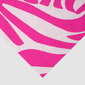 Roze zebra print tissuepapier (Detail)