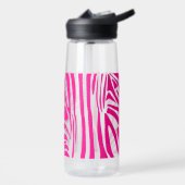 Roze zebra print waterfles (Links)