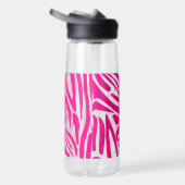 Roze zebra print waterfles (Rechts)