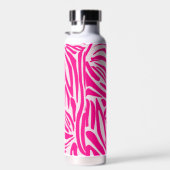 Roze zebra print waterfles (Rechts)