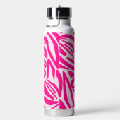 Roze zebra print waterfles (Rechts)