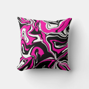 roze Zebra smelt Kussen