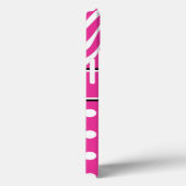 Roze Zebra Stippen op maat Case-Mate iPhone Case (Achterkant / Rechts)