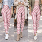 Roze zebra streep leggings