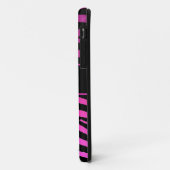  roze zebra strepen iPhone 5 hoesje (Achterkant/links)