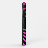  roze zebra strepen iPhone 5 hoesje (Achterkant/rechts)